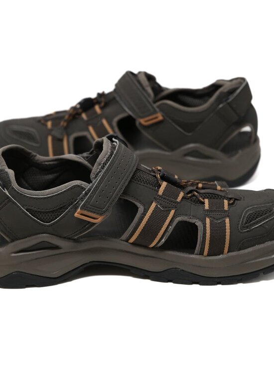 TEVA BROWN OMNIUM 2 LEATHER WATER SHOES HIKING SANDALS, MEN US 13 EUR 47 NEW main image 4